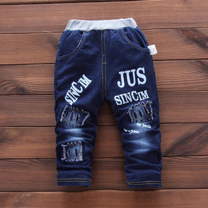 Baby Kids Denim Jacket Boys Coat Toddler Sport Clothes Suit Clothing