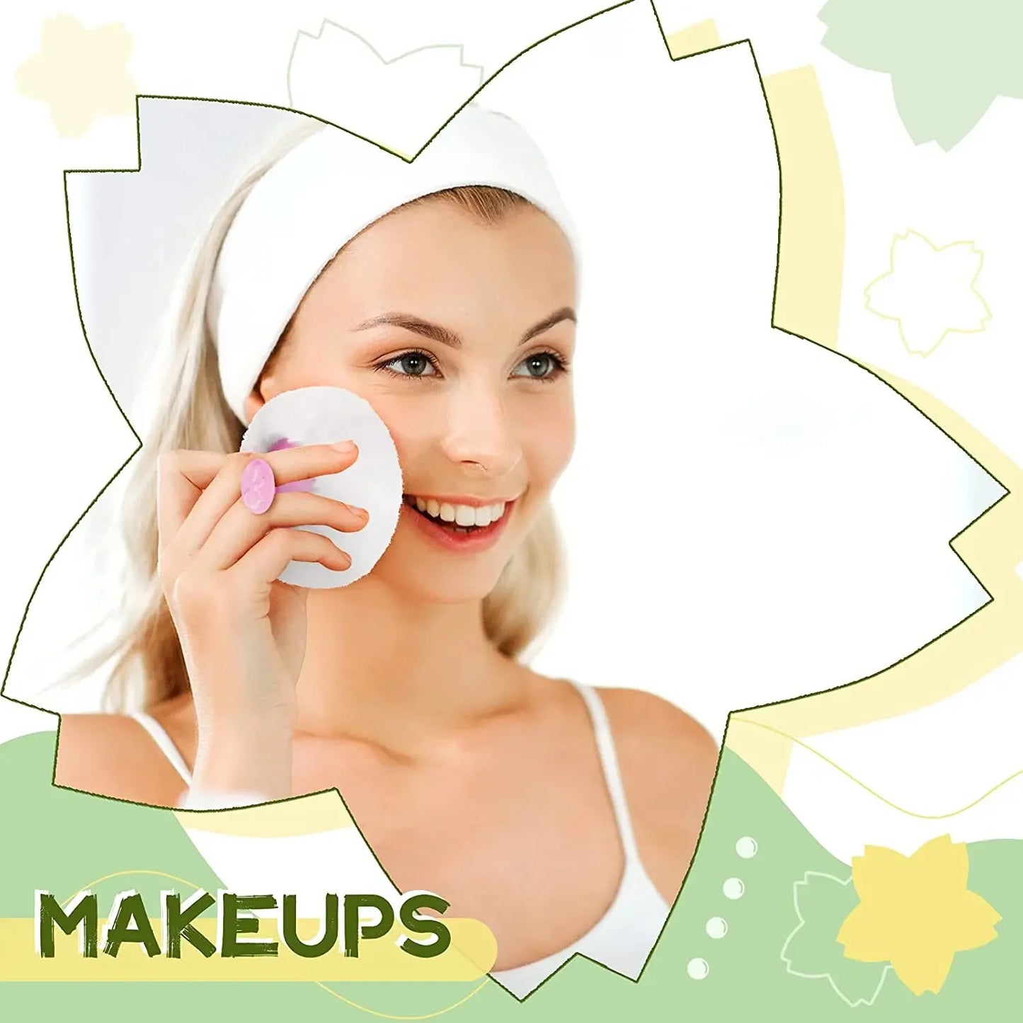 Portable Baby Powder Puff and Container Travel Essential for Dusting