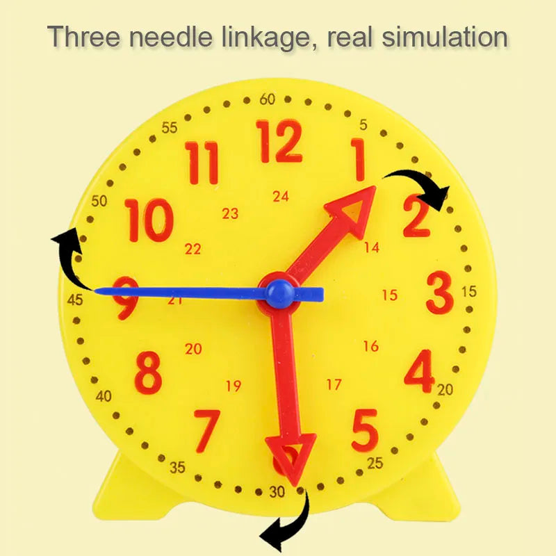 Children Clock Educational Toys Hour Minute Second