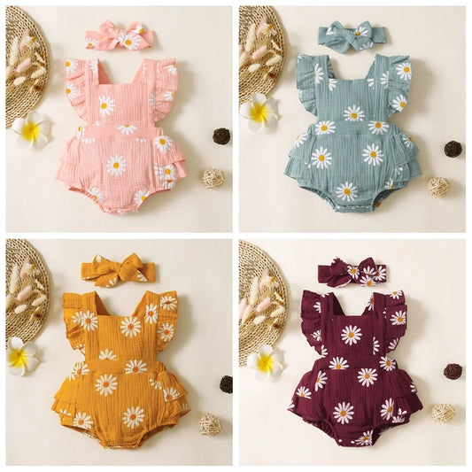 0-18 Months Newborn Baby Girl Romper