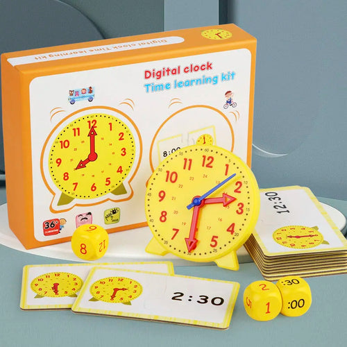 Children Clock Educational Toys Hour Minute Second