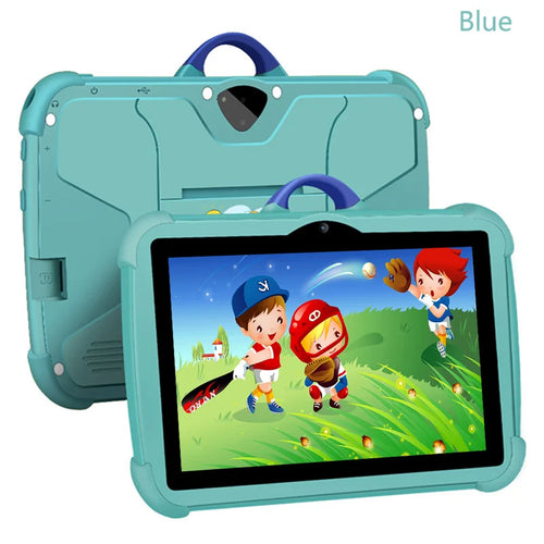 New Cartoon Pattern Kids Tablet 7 Inch Quad Core 4GB RAM 64GB ROM